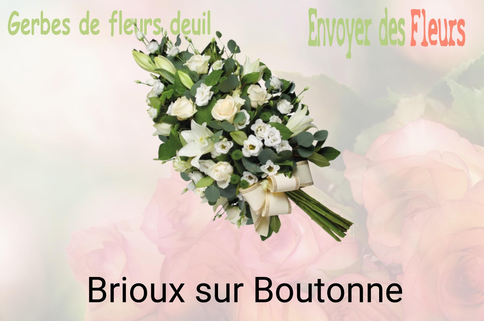Gerbe de fleurs de deuil livrée à Brioux-sur-Boutonne